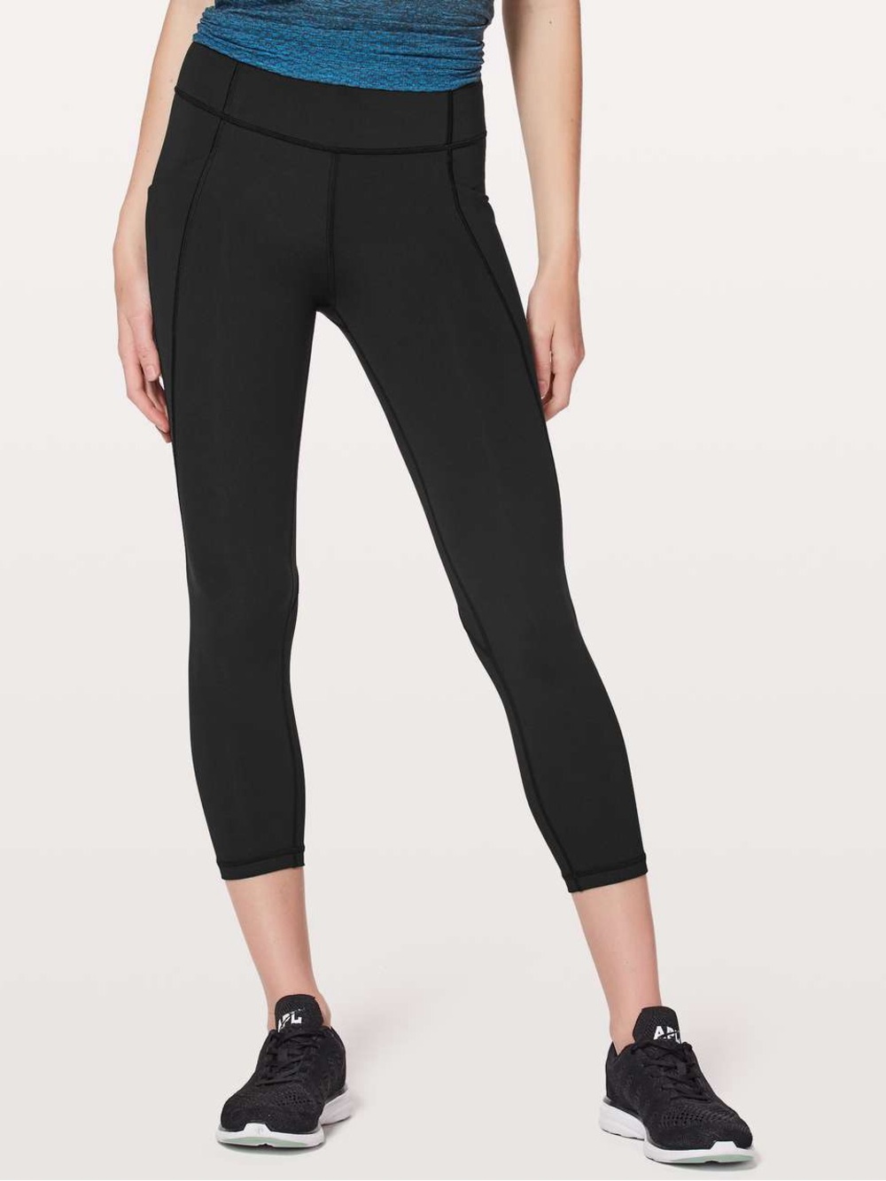 lululemon athletica Time To Sweat Crop 23" in Black